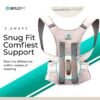 Boldfit Posture Corrector For Men Back Support Belt For Back Pain Spine Posture Corrector