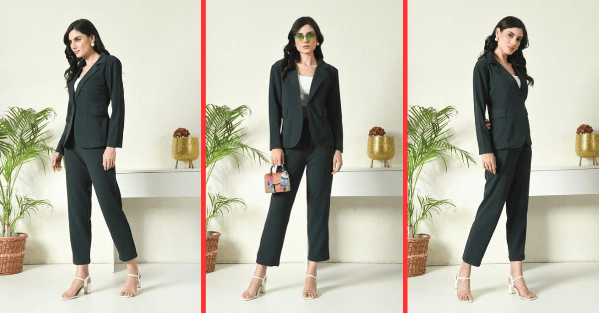 Classic Women's Professional Blazer & Pant Set
