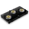 Crompton FlameStar Max 3 Burner Glass Top Gas Stove