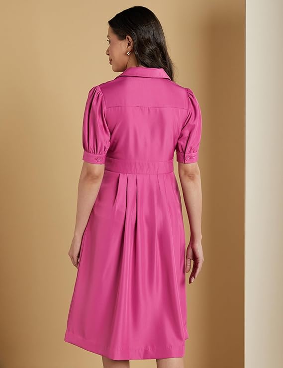 Fit & Flare Wrap Dress