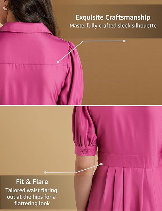 Fit & Flare Wrap Dress