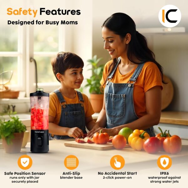 InstaCuppa Portable Blender Bottle