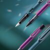 LAMY AL-STAR Black Purple Fountain Pen (Broad Nib)