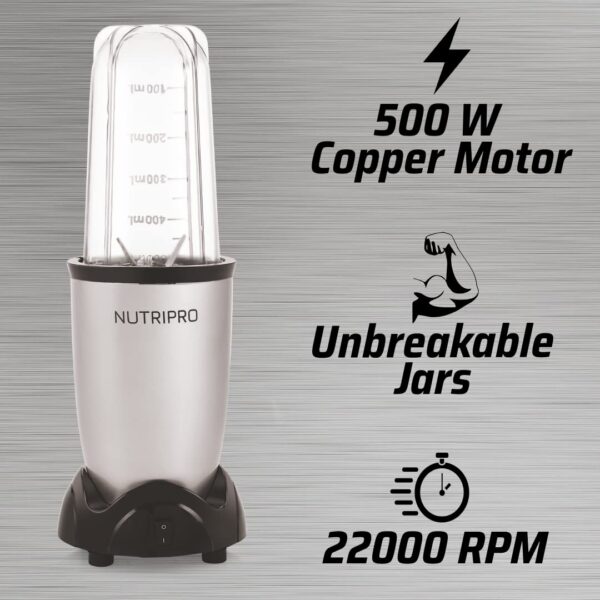 NutriPro 500W Juicer Mixer Grinder
