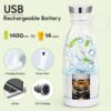 Portable Juicer Blenders For Smoothies And Juices USB Rechargeable Mini