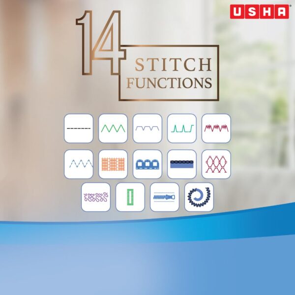USHA Janome Dream Stitch Automatic Zig-Zag Sewing Machine