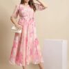 Women’s Floral Georgette Maxi Dress