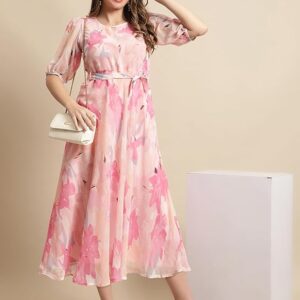 Women’s Floral Georgette Maxi Dress