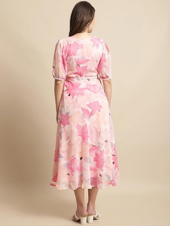 Women’s Floral Georgette Maxi Dress