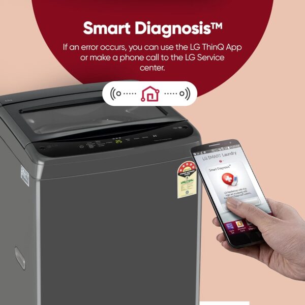 LG 8 Kg 5 Star Smart Inverter Top Load Washing Machine
