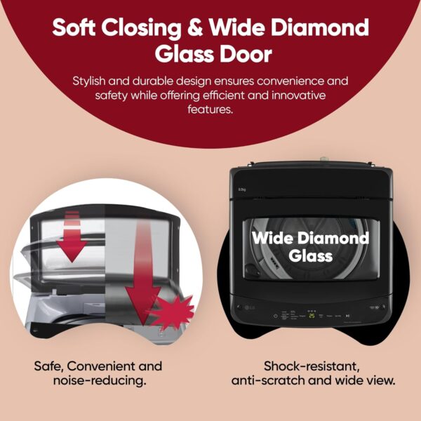 LG 8 Kg 5 Star Smart Inverter Top Load Washing Machine