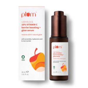 Your Skin's Radiance: Plum 10% Vitamin C & Calendula Barrier Boosting + Glow Serum
